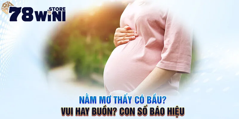 nằm mơ thấy có bầu vui hay buồn? con số bao nhiêu